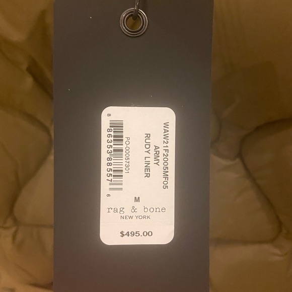 NWT Rag & Bone Rudy Quilted Down Jacket - Picture 8 of 9